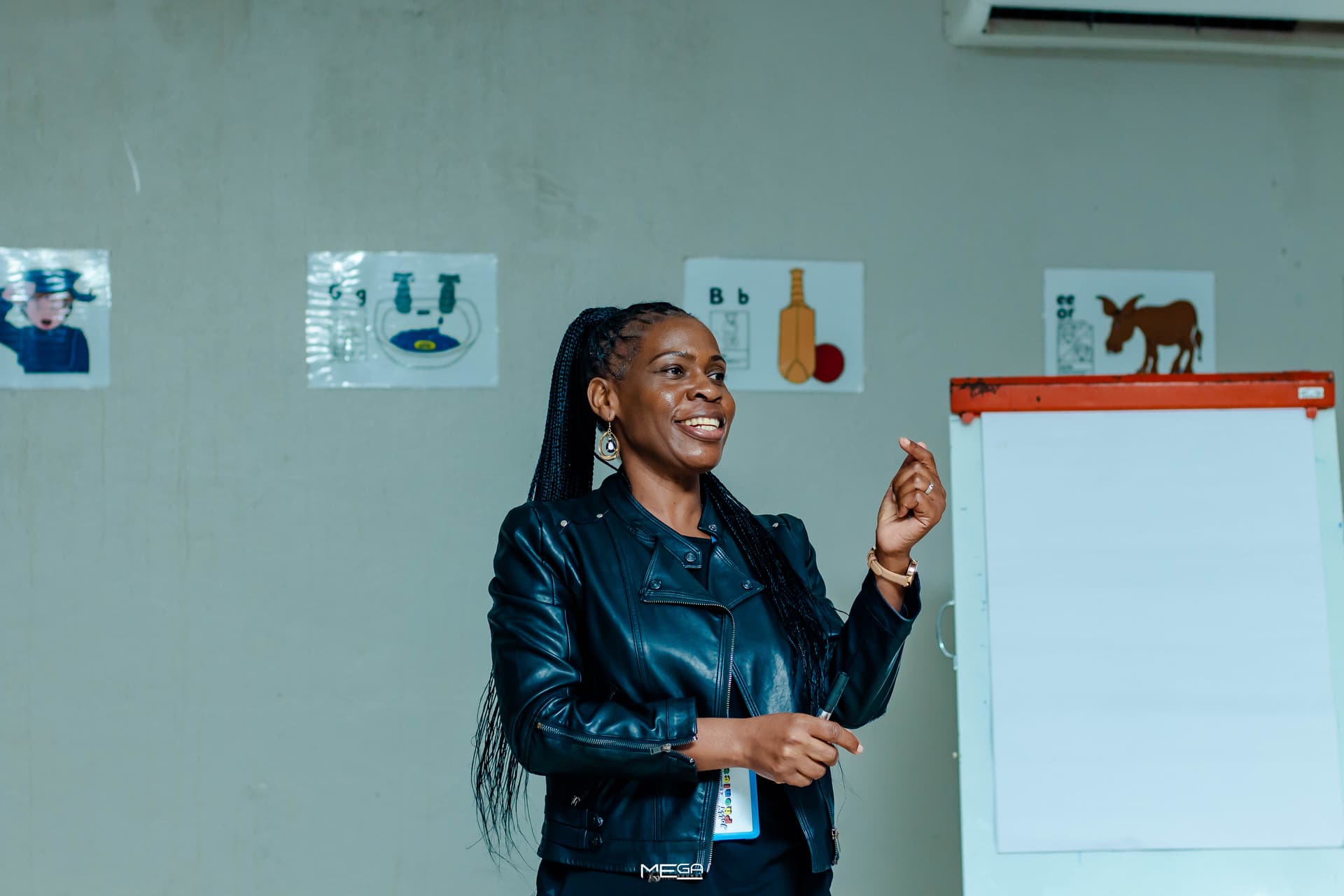 Happy children engaged in learning activities